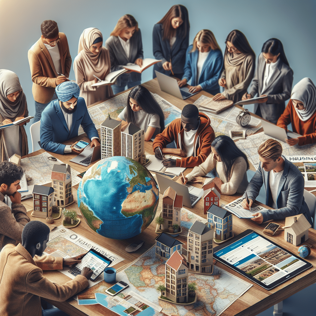 planejamento de moradia durante intercâmbio