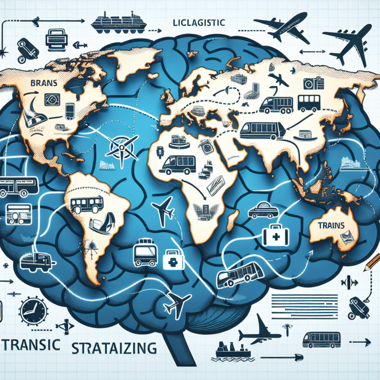 planejamento de transporte no intercâmbio