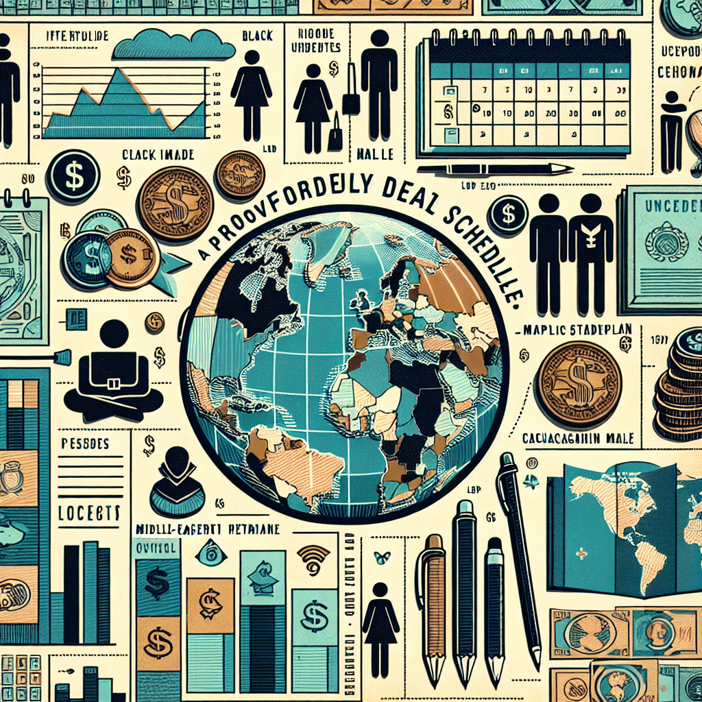 cronograma detalhado para intercâmbio acessível